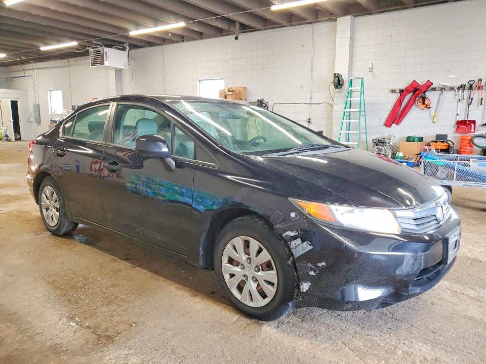 Photo 4 from auction – 2012 HONDA CIVIC with VIN 19XFB2F57CE070870