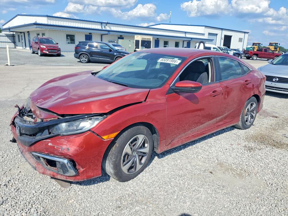 HONDA CIVIC 2020 с VIN 19XFC2F66LE009631 - Снимка от търг