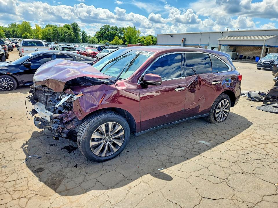 2016 ACURA MDX - Търг №65599096