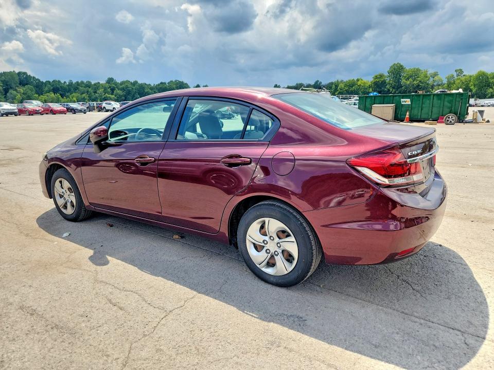 Photo 2 from auction – 2015 HONDA CIVIC with VIN 19XFB2F56FE290702