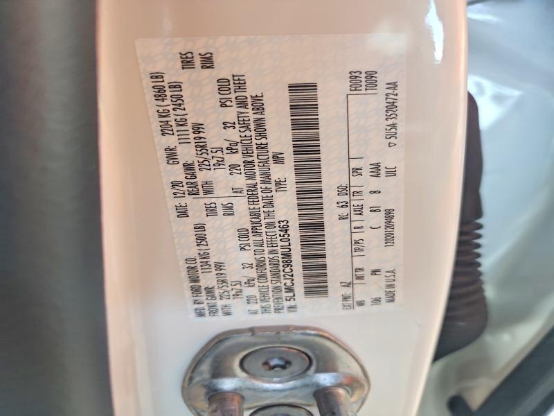 Photo 14 from auction – 2021 LINCOLN CORSAIR with VIN 5LMCJ2C98MUL05463
