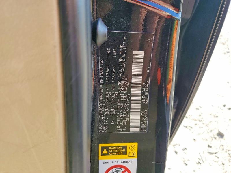 Photo 14 from auction – 2015 LEXUS RX 350 with VIN 2T2ZK1BA1FC201512