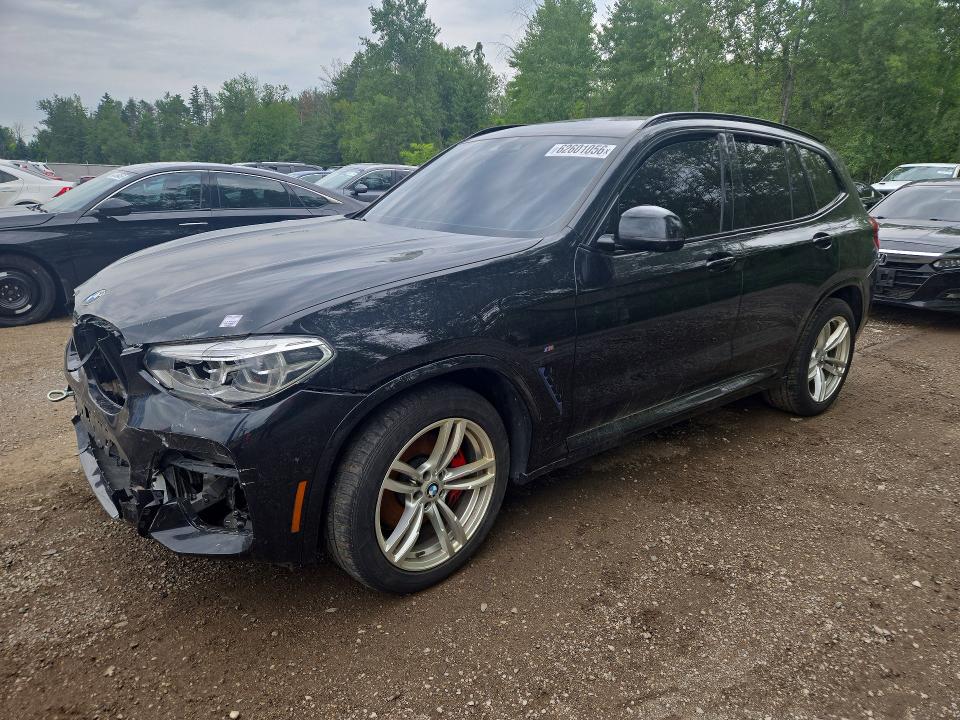BMW X3 2021 with VIN 5UXTY9C04M9E57628 - Photo from auction