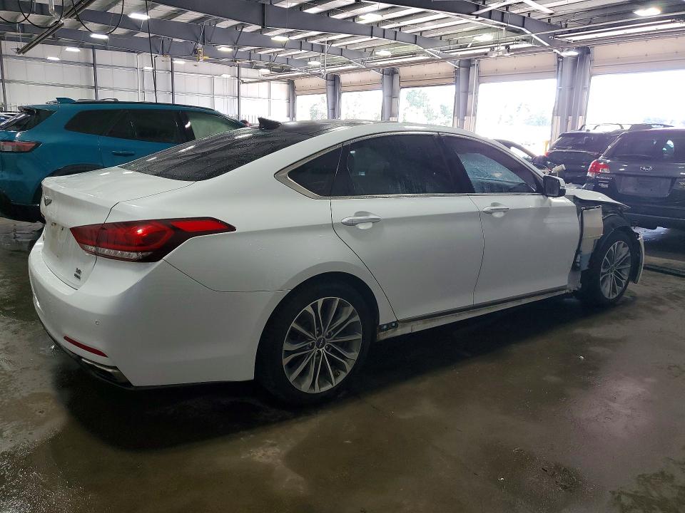 Photo 3 from auction – 2017 GENESIS G80 with VIN KMHGN4JE2HU202923