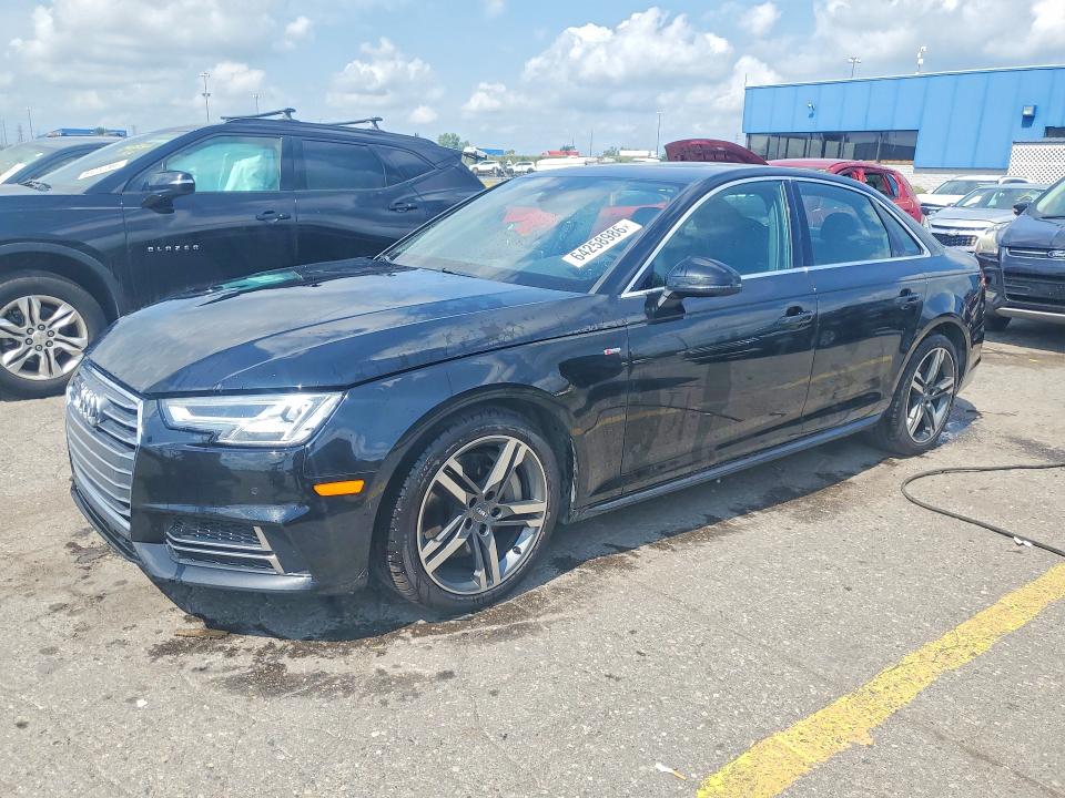 AUDI A4 2018 with VIN WAUENAF46JN002540 - Photo from auction