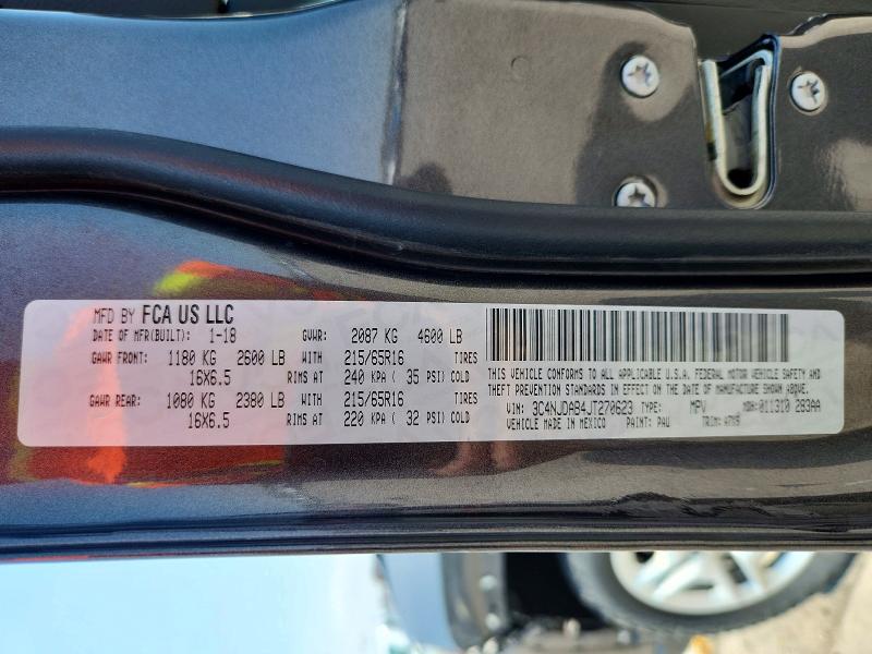 Photo 14 from auction – 2018 JEEP COMPASS with VIN 3C4NJDAB4JT270623
