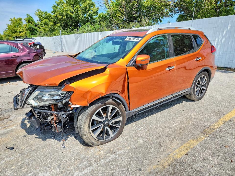 NISSAN ROGUE 2017 with VIN 5N1AT2MT2HC764112 - Photo from auction