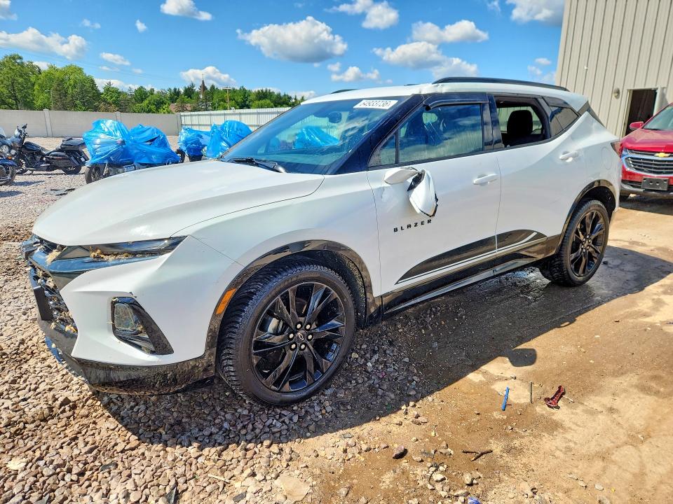 CHEVROLET BLAZER 2019 with VIN 3GNKBJRSXKS689075 - Photo from auction