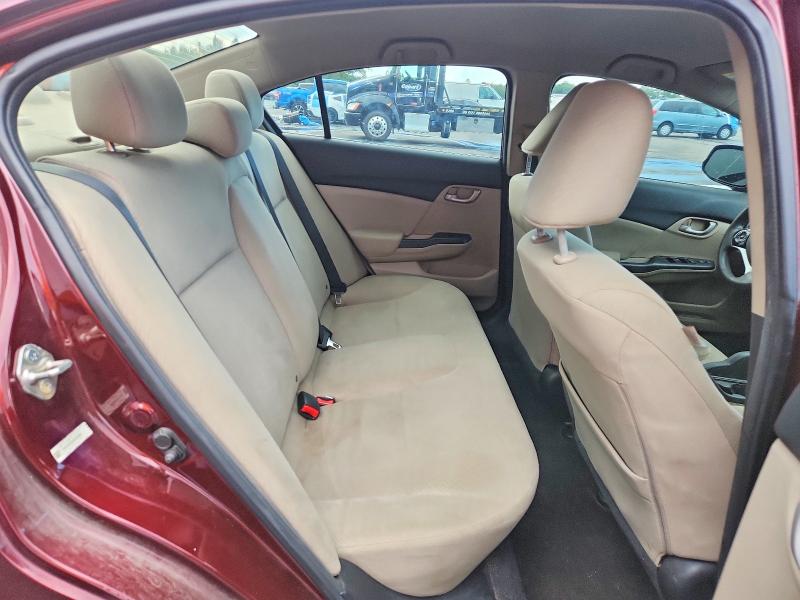 Photo 10 from auction – 2013 HONDA CIVIC with VIN 19XFB2F52DE053850