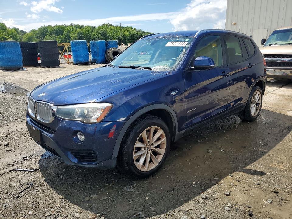 BMW X3 2016 with VIN 5UXWX9C55G0D82779 - Photo from auction