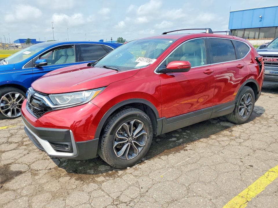 HONDA CR-V 2021 with VIN 5J6RW2H8XML005197 - Photo from auction