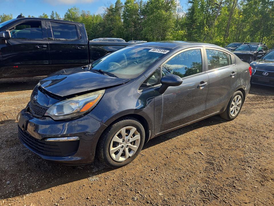 KIA RIO 2016 with VIN KNADM4A37G6547986 - Photo from auction