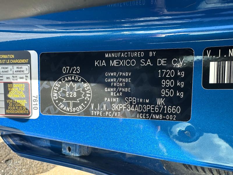 Photo 9 from auction – 2023 KIA FORTE with VIN 3KPF34AD3PE671660