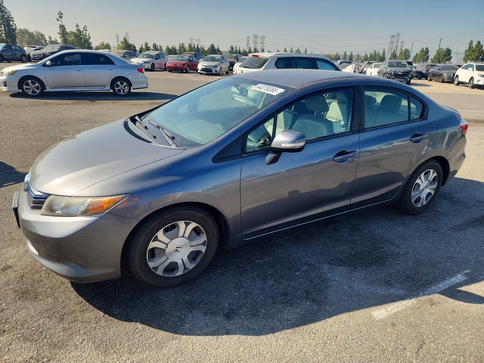 HONDA CIVIC 2012 with VIN JHMFB4F39CS001698 - Photo from auction