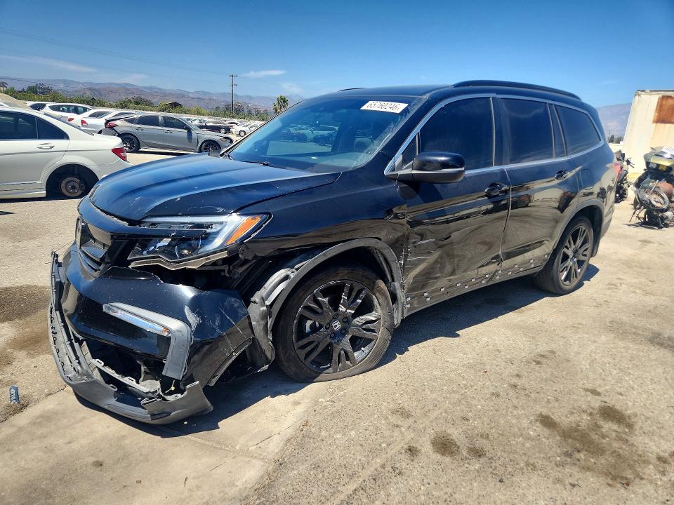 HONDA PILOT 2021 with VIN 5FNYF5H20MB047217 - Photo from auction