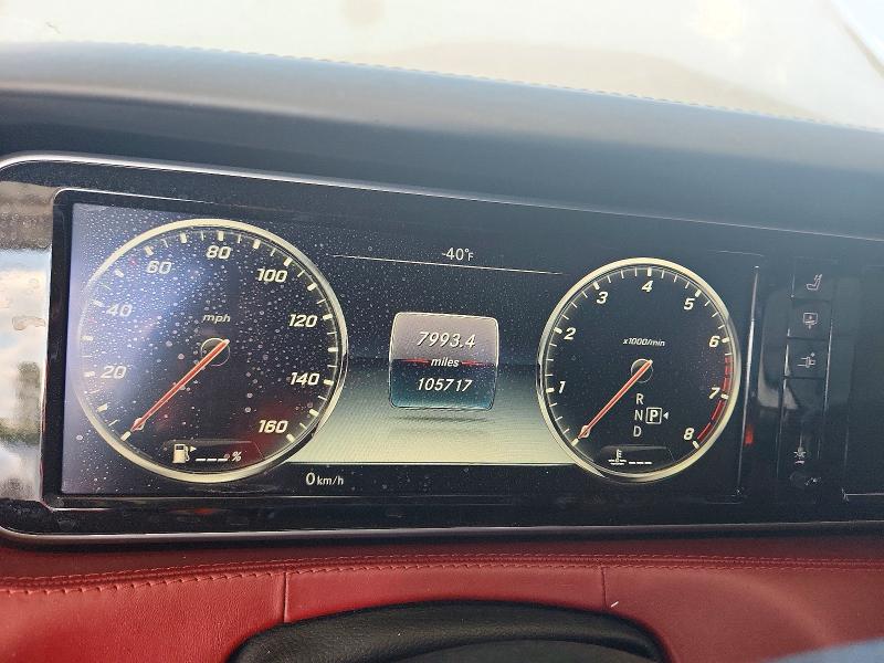 Photo 9 from auction – 2016 MERCEDES-BENZ S with VIN WDDXJ8FB0GA014252