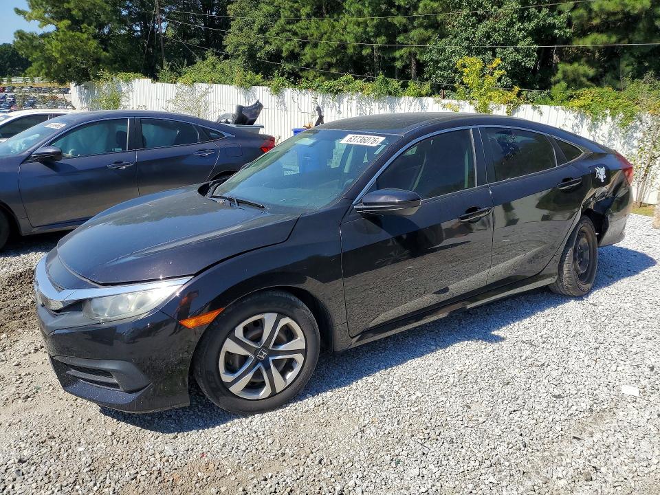 HONDA CIVIC 2018 with VIN 2HGFC2F5XJH591257 - Photo from auction