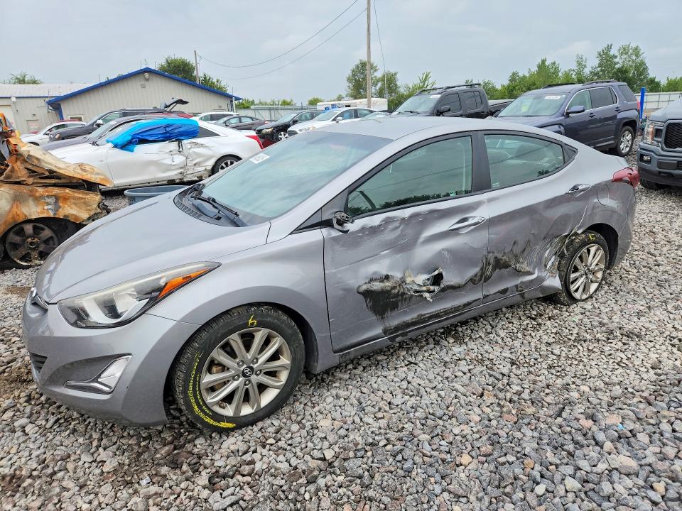 HYUNDAI ELANTRA 2014 with VIN KMHDH4AE0EU128200 - Photo from auction