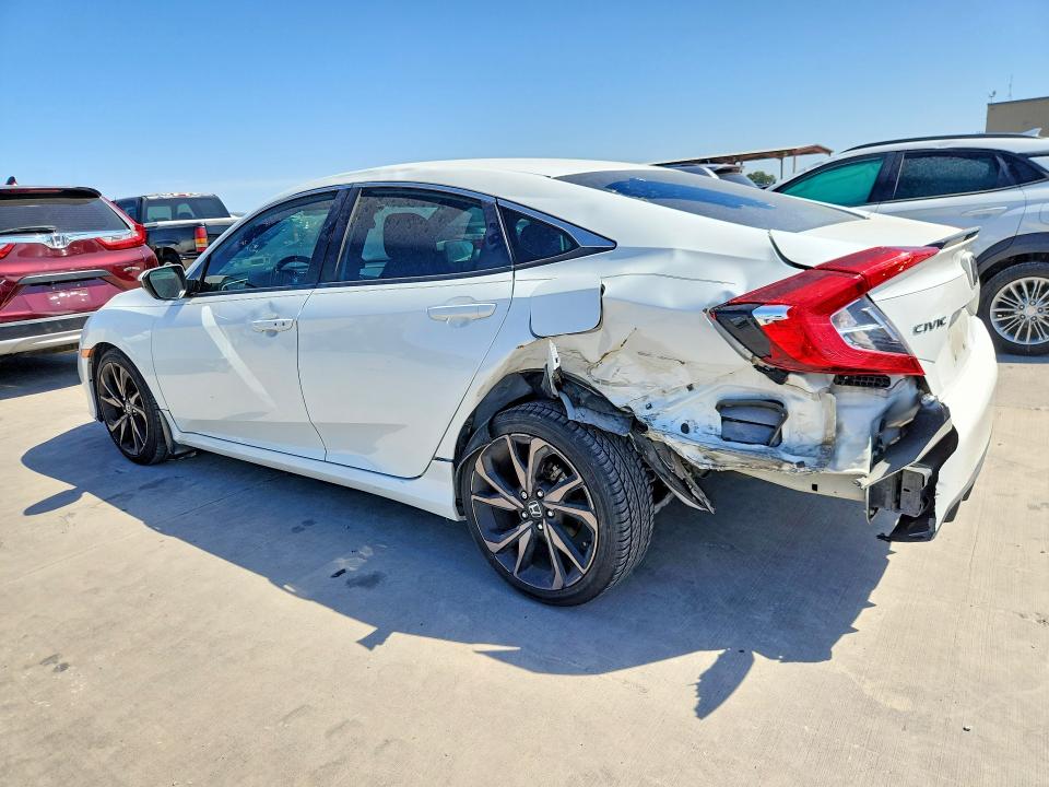 Photo 2 from auction – 2020 HONDA CIVIC with VIN 19XFC2F83LE019745