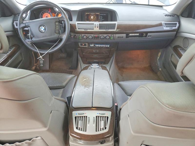 Photo 8 from auction – 2006 BMW 750 with VIN WBAHN835X6DT63348
