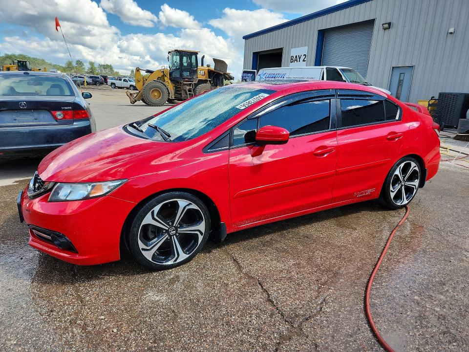 HONDA CIVIC 2015 with VIN 2HGFB6E55FH705443 - Photo from auction