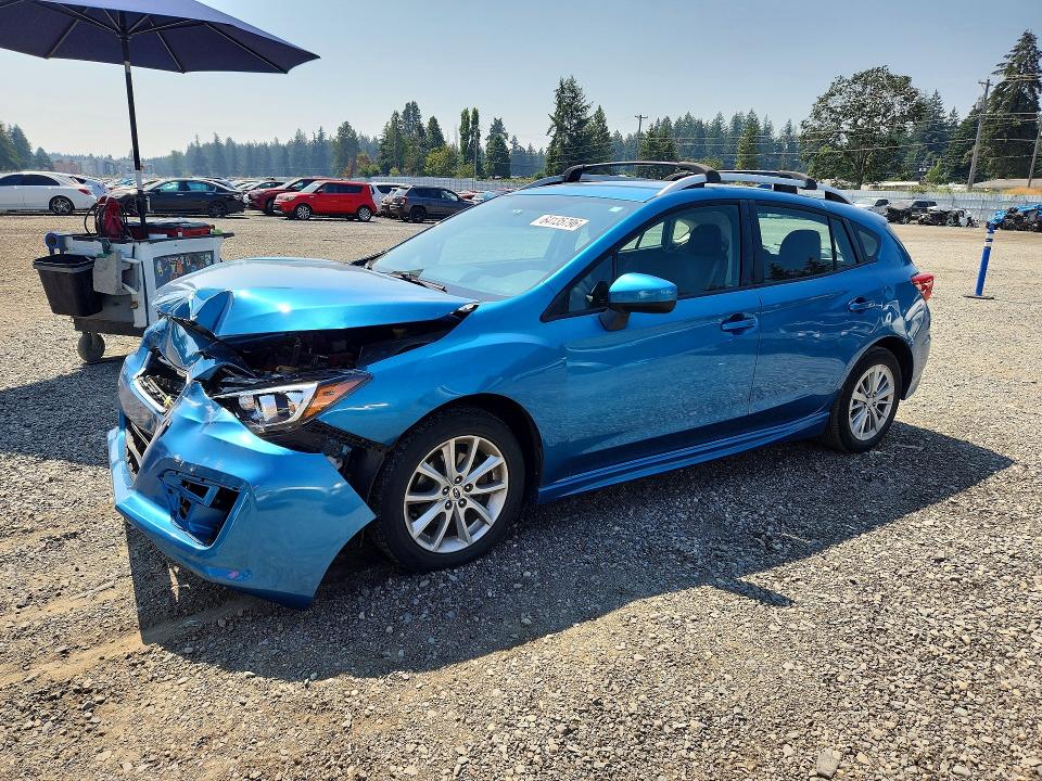 SUBARU IMPREZA 2017 with VIN 4S3GTAB61H3745220 - Photo from auction