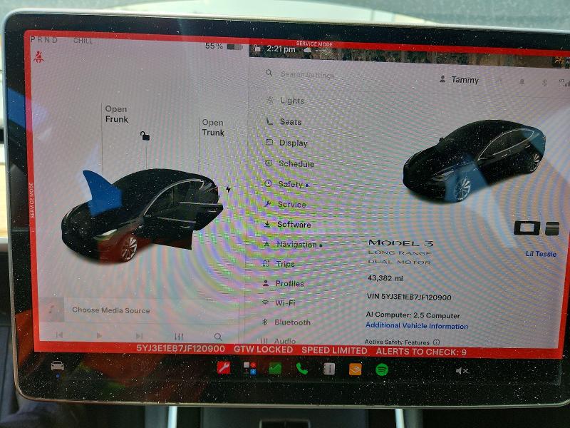 Photo 9 from auction – 2018 TESLA MODEL 3 with VIN 5YJ3E1EB7JF120900
