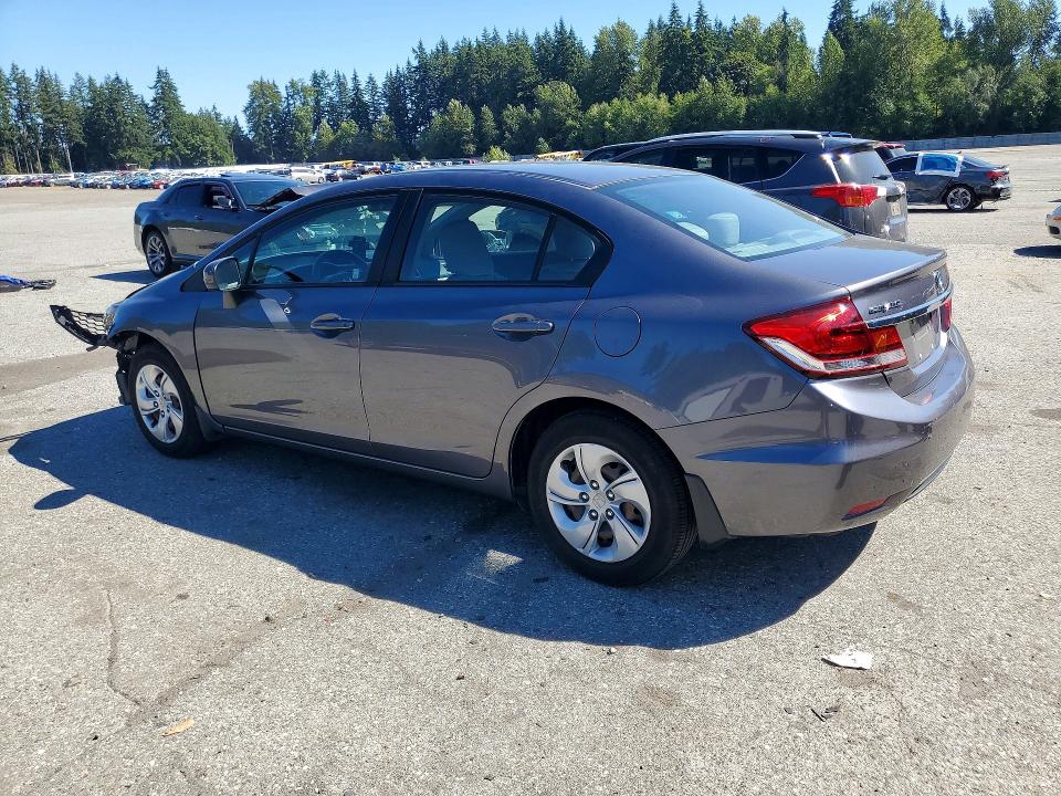Photo 2 from auction – 2014 HONDA CIVIC with VIN 19XFB2F50EE007600