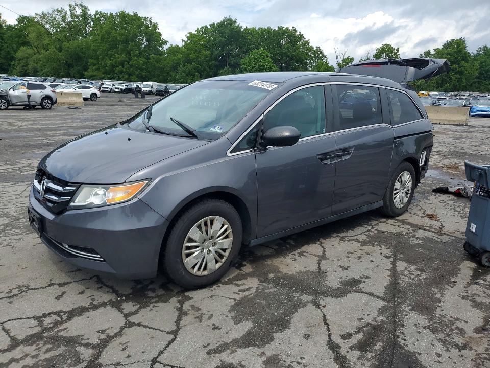 HONDA ODYSSEY 2017 with VIN 5FNRL5H21HB017369 - Photo from auction