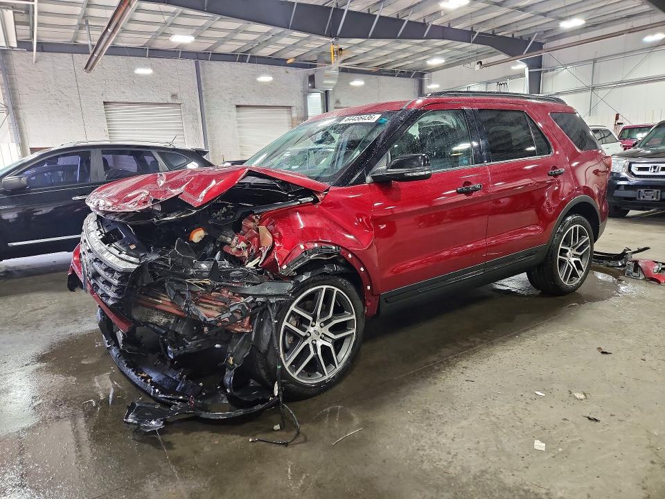 FORD EXPLORER 2017 with VIN 1FM5K8GT2HGA75828 - Photo from auction