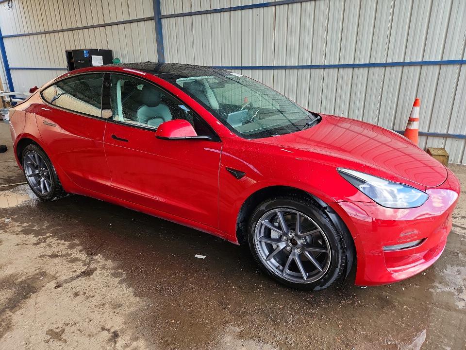 Photo 4 from auction – 2022 TESLA MODEL 3 with VIN 5YJ3E1EB3NF190979