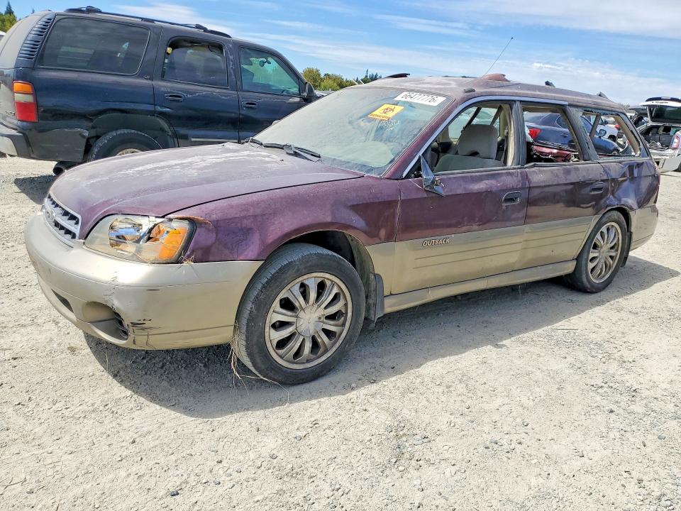 SUBARU LEGACY 2000 with VIN 4S3BH6653Y7638401 - Photo from auction