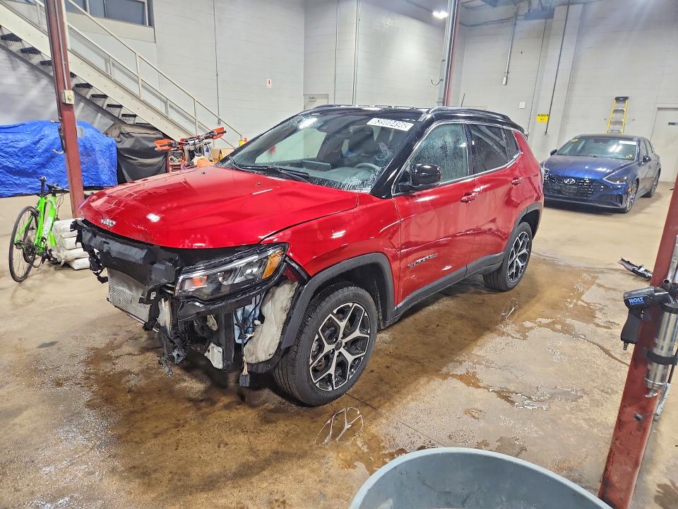 JEEP COMPASS 2025 with VIN 3C4NJDCN0ST565128 - Photo from auction