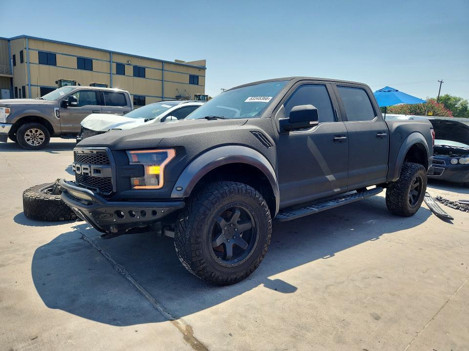 FORD F150 2017 with VIN 1FTFW1RG3HFB66178 - Photo from auction