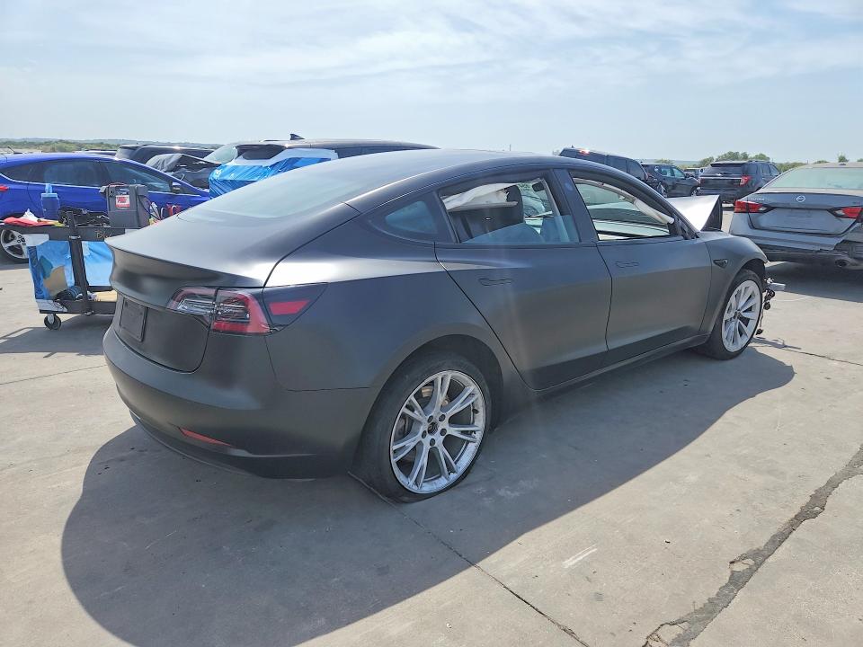 Photo 3 from auction – 2021 TESLA MODEL 3 with VIN 5YJ3E1EA1MF030007