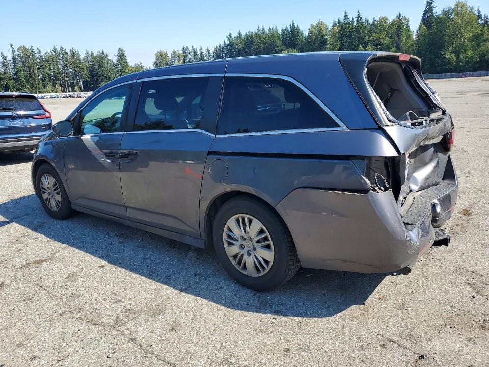 Photo 2 from auction – 2014 HONDA ODYSSEY with VIN 5FNRL5H29EB112659