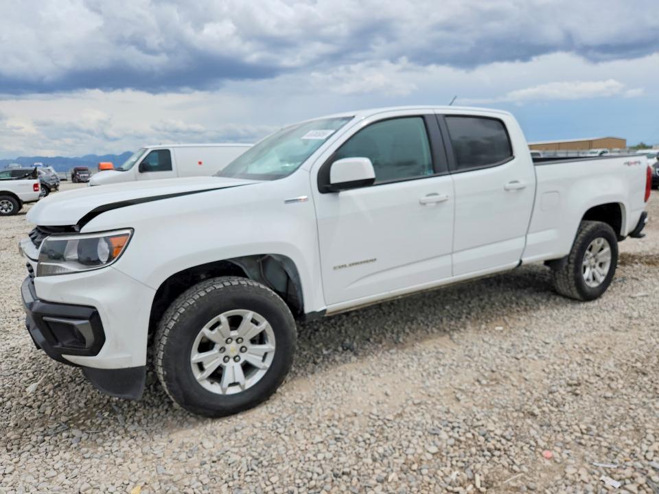 CHEVROLET COLORADO 2021 with VIN 1GCPTCE17M1156299 - Photo from auction