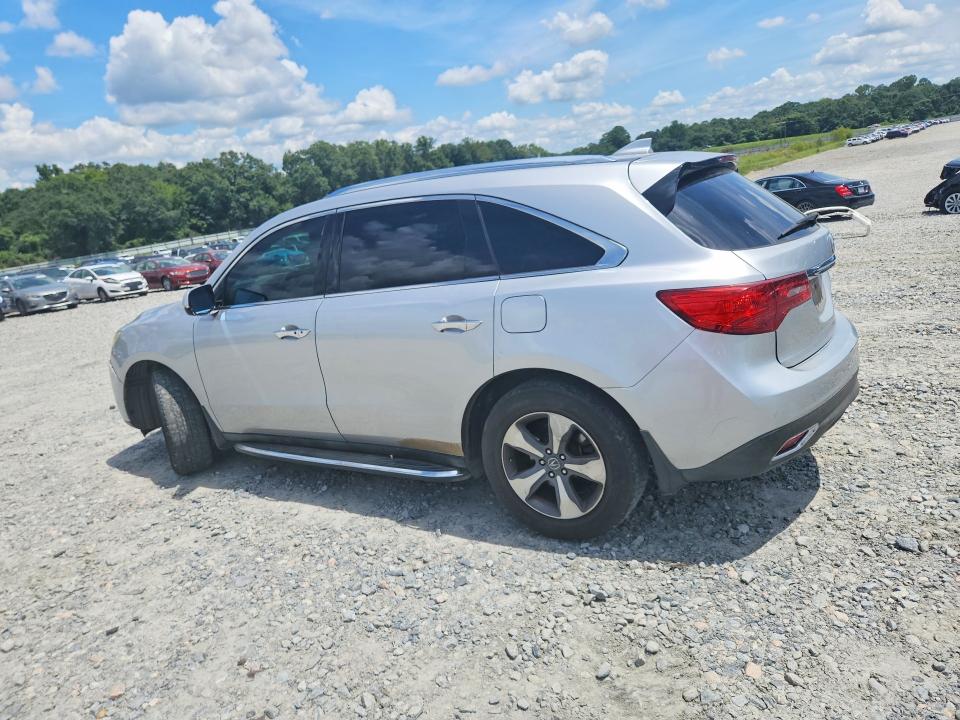 Photo 2 from auction – 2014 ACURA MDX with VIN 5FRYD3H28EB008644