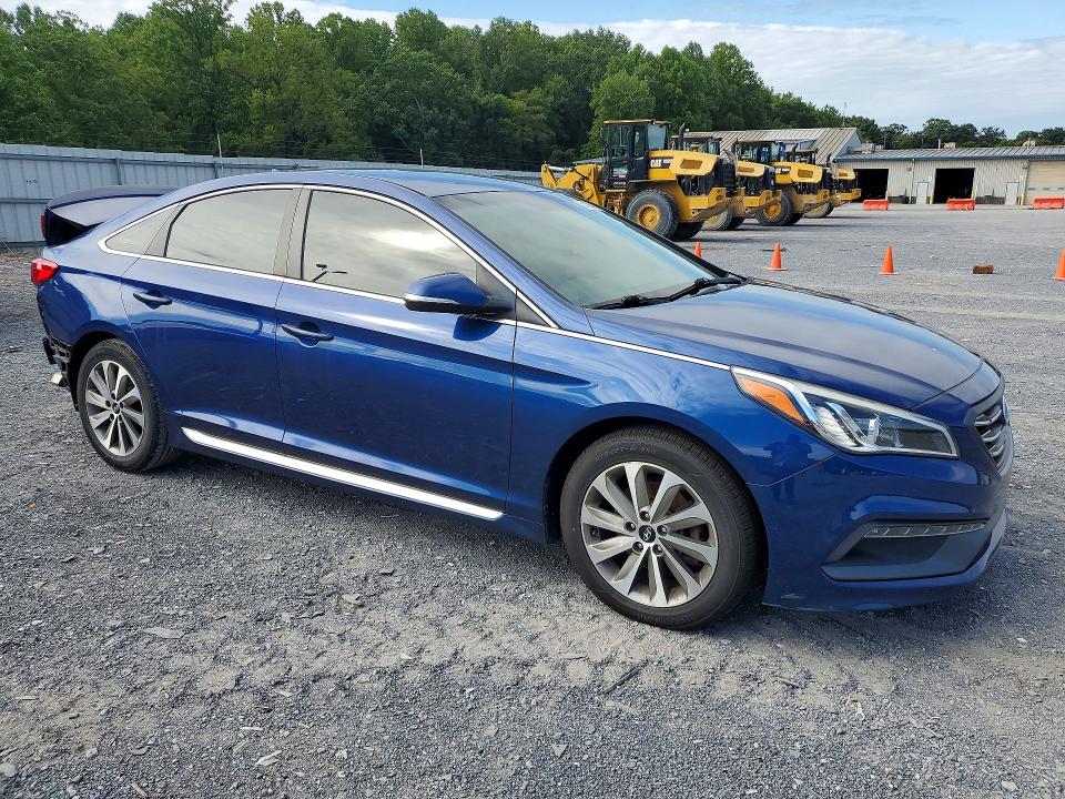 Photo 4 from auction – 2015 HYUNDAI SONATA with VIN 5NPE34AF1FH093582