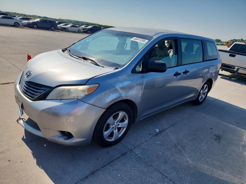 TOYOTA SIENNA 2014 with VIN 5TDZK3DC9ES408024 - Photo from auction