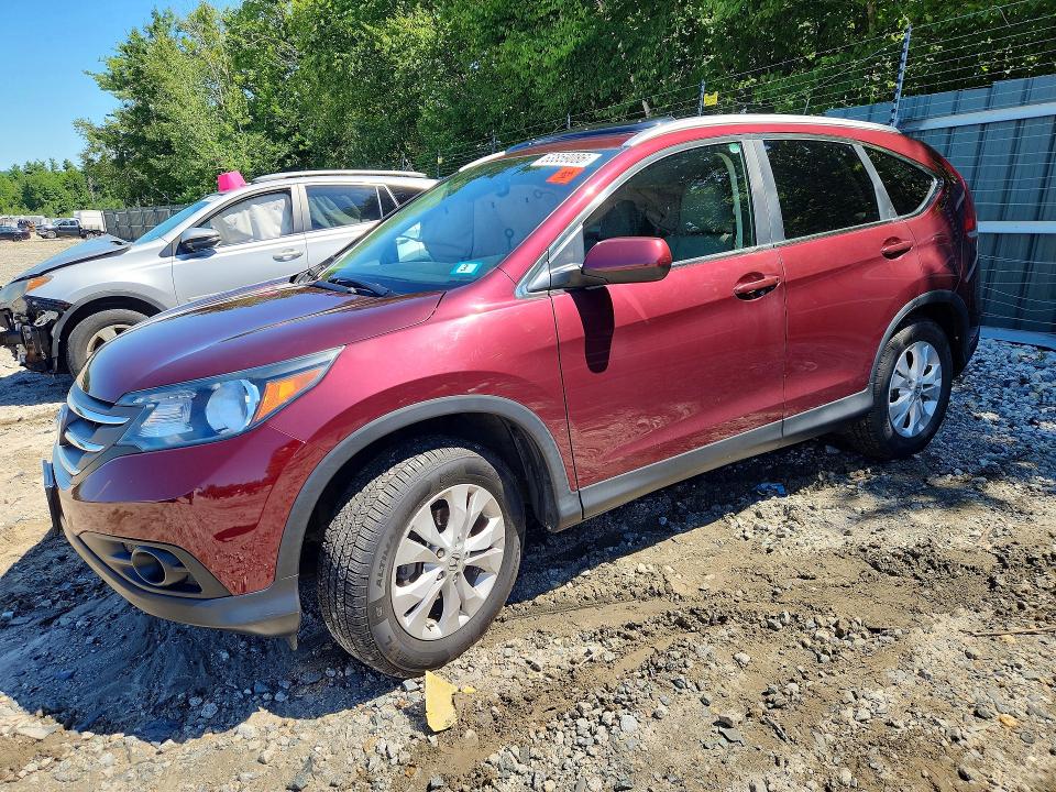 HONDA CR-V 2013 with VIN 5J6RM4H70DL038654 - Photo from auction