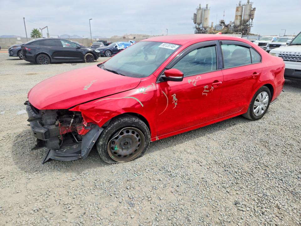 VOLKSWAGEN JETTA 2012 with VIN 3VWDP7AJ9CM372903 - Photo from auction