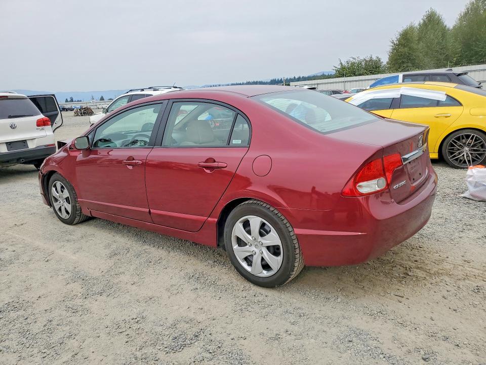 Photo 2 from auction – 2009 HONDA CIVIC with VIN 19XFA16559E023522