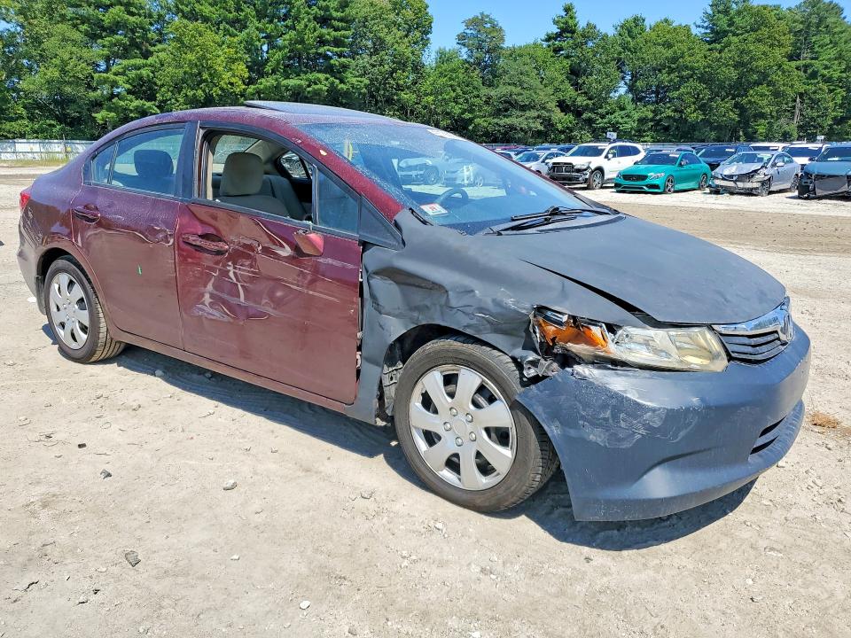 Photo 4 from auction – 2012 HONDA CIVIC with VIN 2HGFB2F8XCH600927