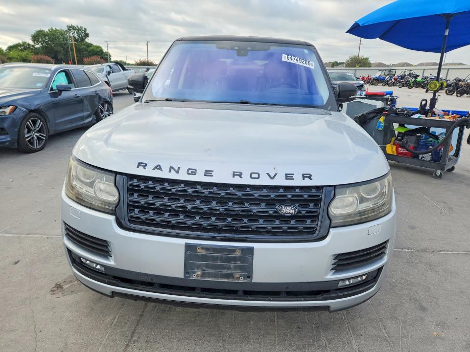 Photo 5 from auction – 2017 LAND ROVER RANGE ROVER with VIN SALGS2FE2HA349165
