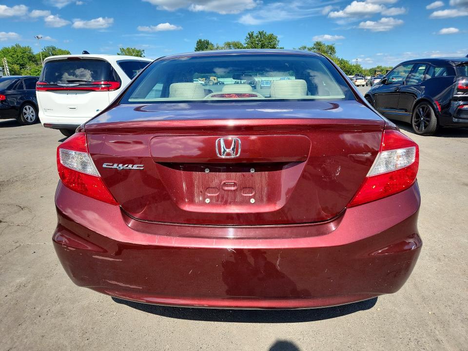 Photo 6 from auction – 2012 HONDA CIVIC with VIN 19XFB2F52CE317664