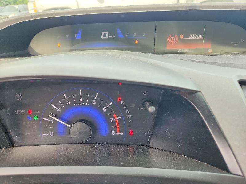 Photo 9 from auction – 2012 HONDA CIVIC with VIN 2HGFB2F54CH306400