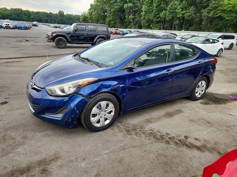 HYUNDAI ELANTRA 2016 with VIN 5NPDH4AE4GH726937 - Photo from auction