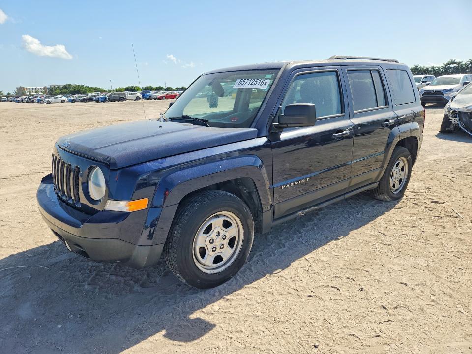 JEEP PATRIOT 2016 with VIN 1C4NJPBA7GD693461 - Photo from auction