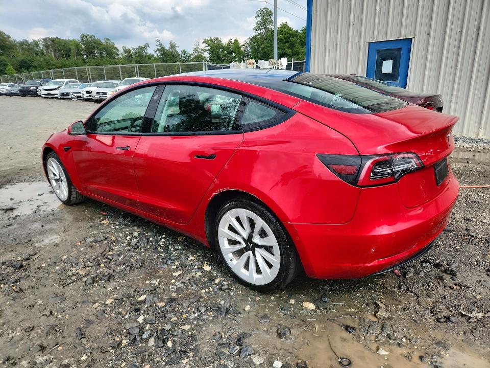 Photo 2 from auction – 2022 TESLA MODEL 3 with VIN 5YJ3E1EA9NF285621